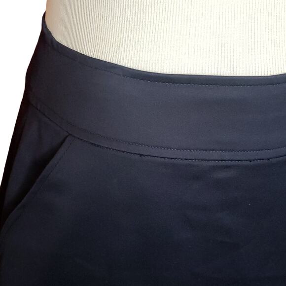 NWT ASEC2 Navy Zip back mini skirt by Philippe Adec SZ 8 - Picture 3 of 10